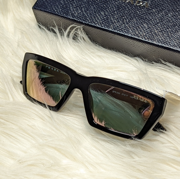 Prada Accessories - New Prada Sunglasses Black logo on sides.